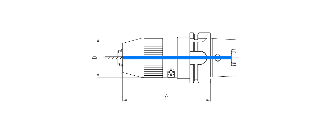 HSK High Precision Drill Holder (DIN 69893)