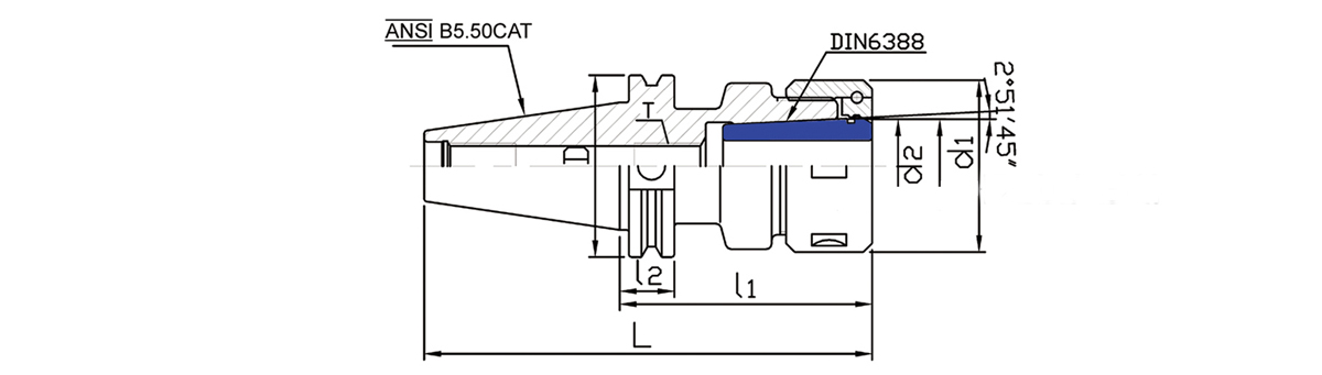 CAT EOC(OZ) Collet Chuck(ANSI)