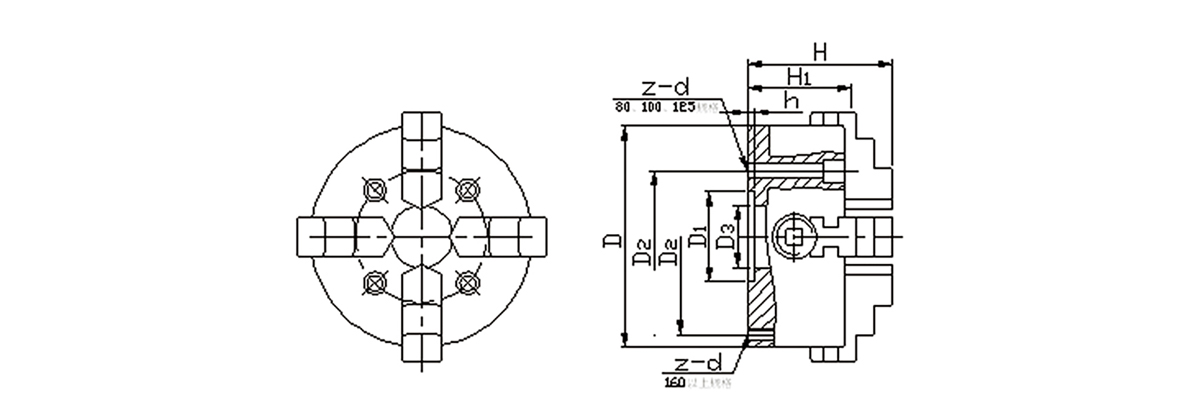 Four-Jaw Chuck