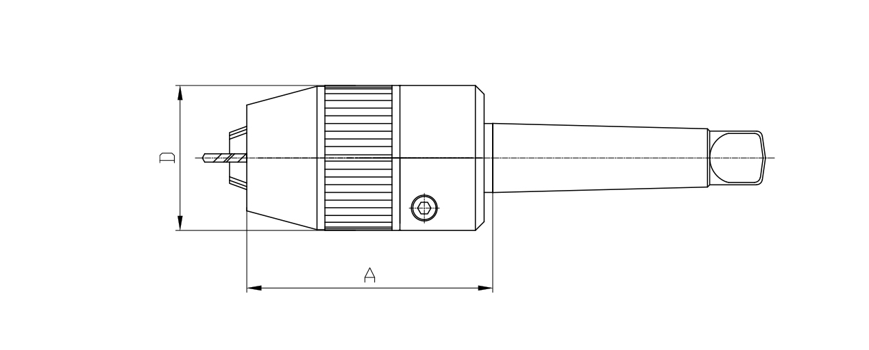 Soporte de chuck de perforación de alta precisión MT (DIN 228-B)
