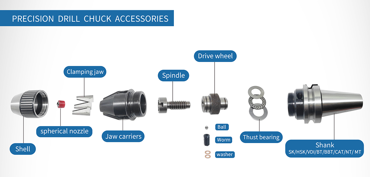BT High Precision Drill Chuck Holder (JIS-B 6339) BT High Precision Drill Chuck Holder (JIS-B 6339)
