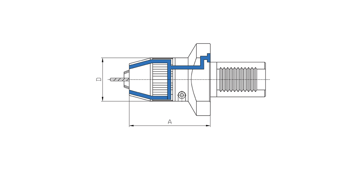 Soporte de chuck de perforación de alta precisión VDI (DIN 69880)