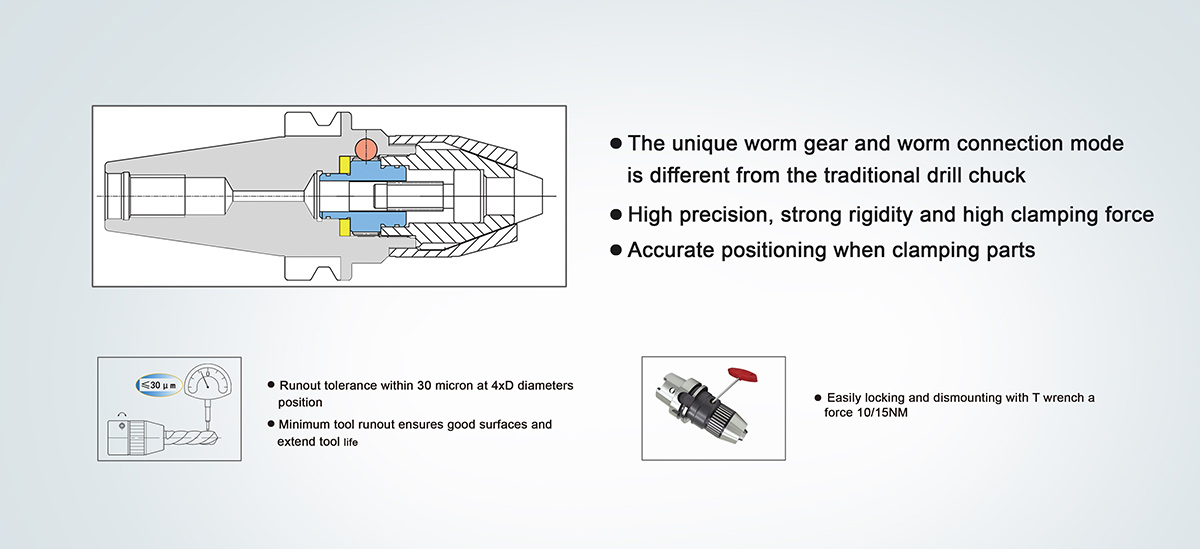 BT High Precision Drill Chuck Holder (JIS-B 6339) BT High Precision Drill Chuck Holder (JIS-B 6339)