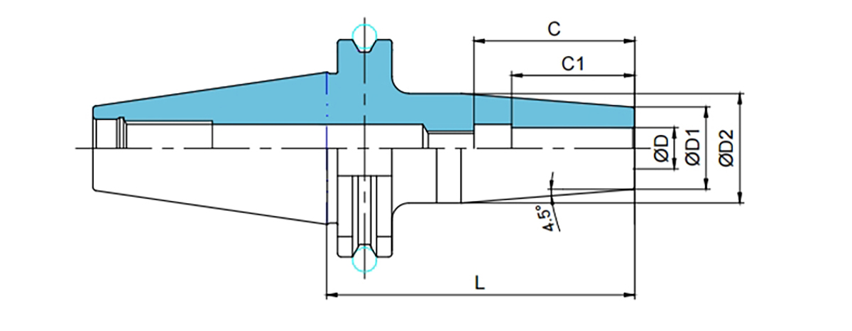 Cat Shrink Fit Chuck-Slim (ANSI)