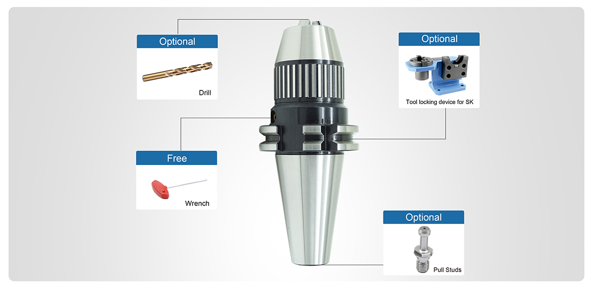 SK APU Yüksek Hassas Matkap Ayakkabı Tutucu (DIN69871)