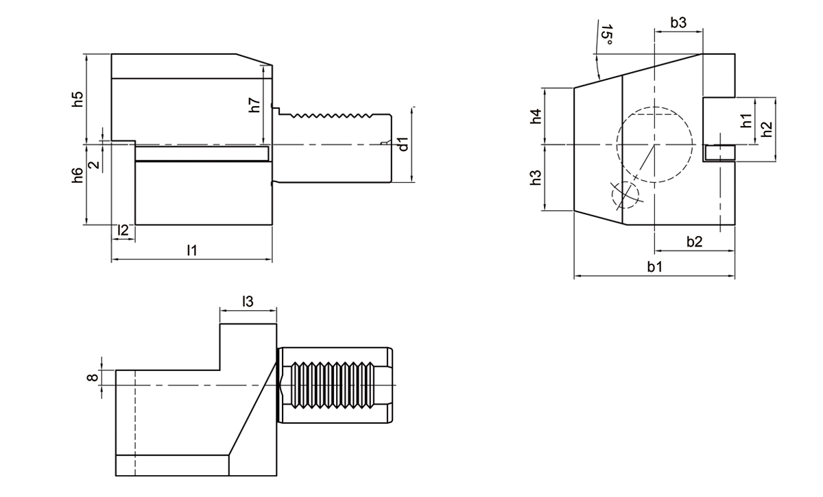 TYPE C3 VDI Tool Holder