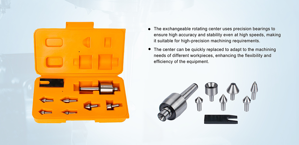 Live Center With Interchangeable Inserts