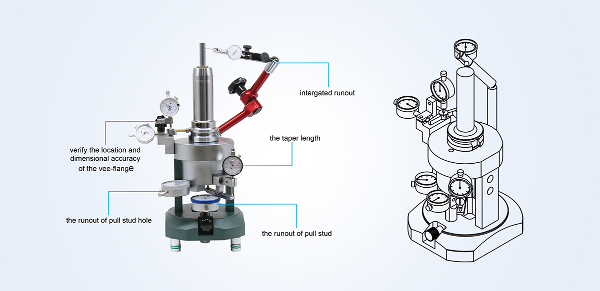 Inspection Device for Tool Holder Inspection Device for Tool Holder