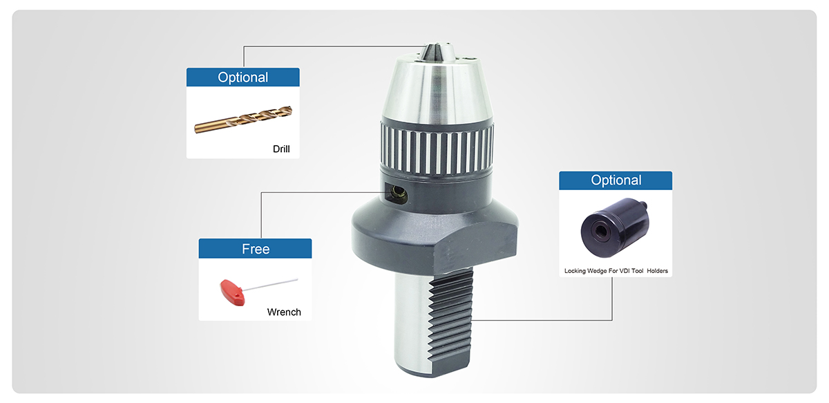 Soporte de chuck de perforación de alta precisión VDI (DIN 69880)