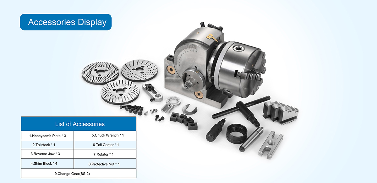 Cabeza de división de centro universal