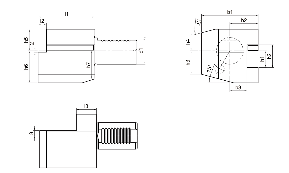 TYPE C1 VDI Tool Holder