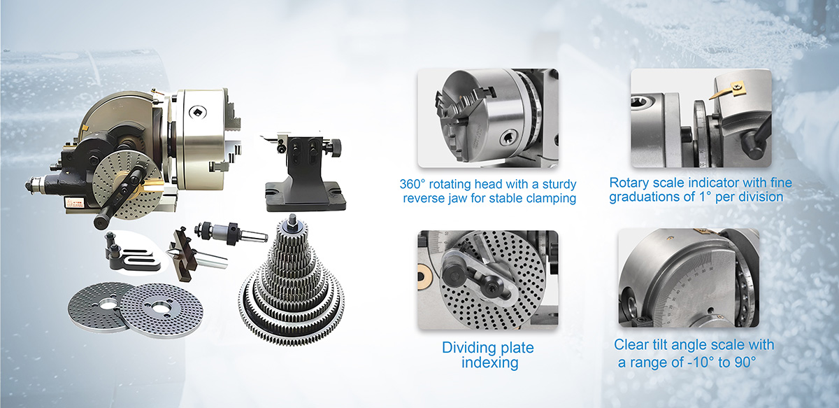 Cabeza de división de centro universal