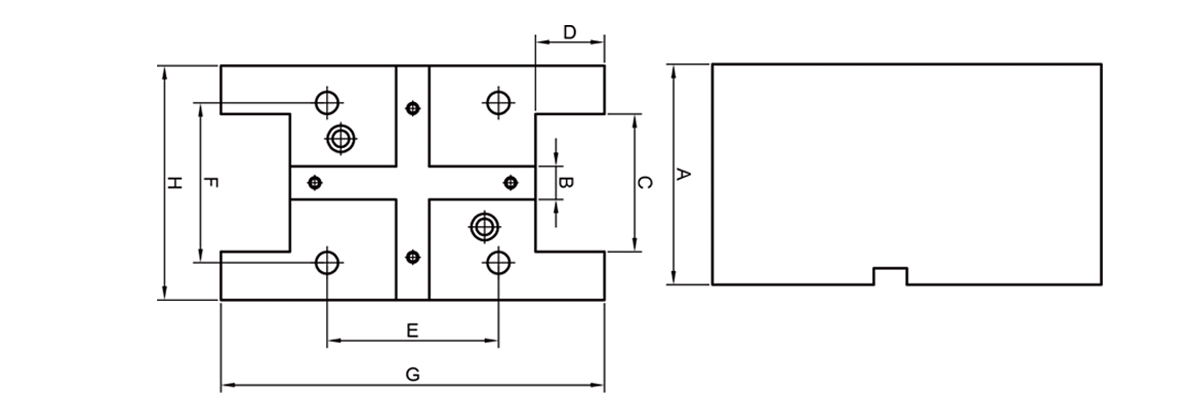 BMT  series double side  diameter fixed  tool holder