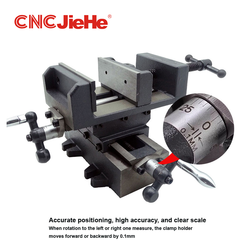 Vide de forage à glissière croisée