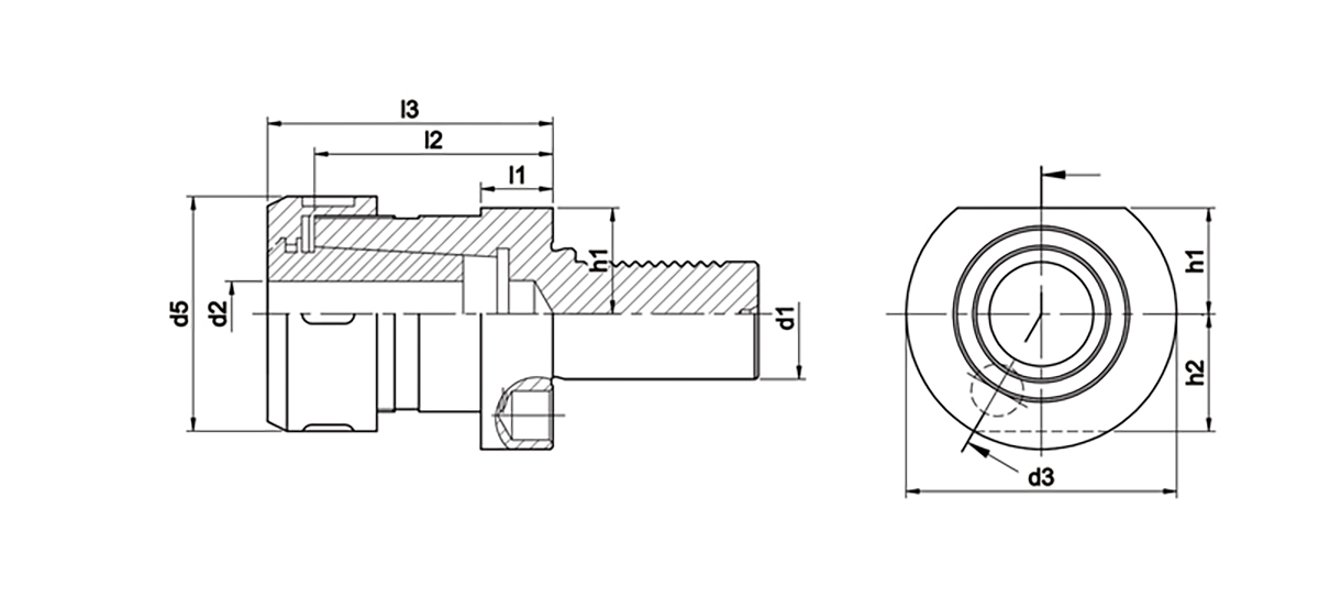 TYPE E3  VDI Tool Holder