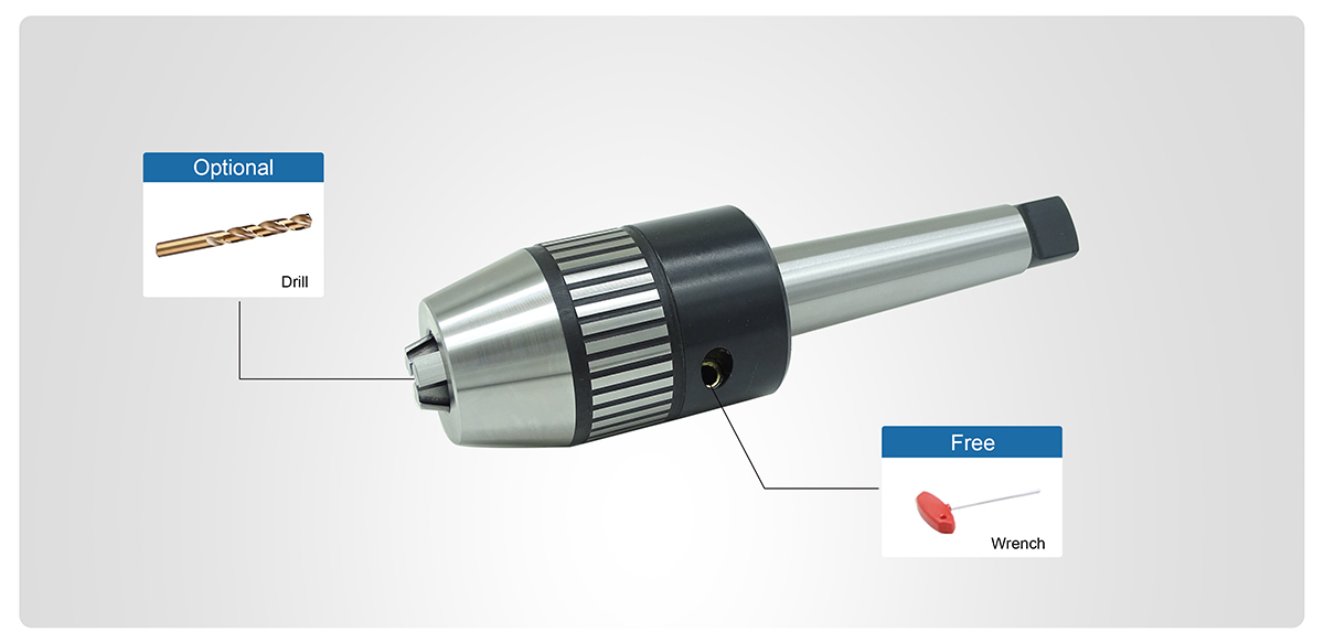 Soporte de chuck de perforación de alta precisión MT (DIN 228-B)