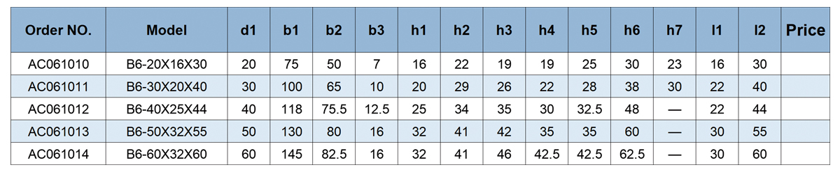 Typ B6 VDI -Werkzeughalter