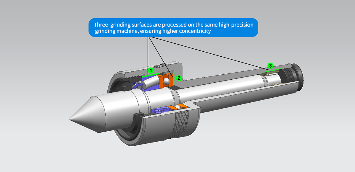 High load precision live center