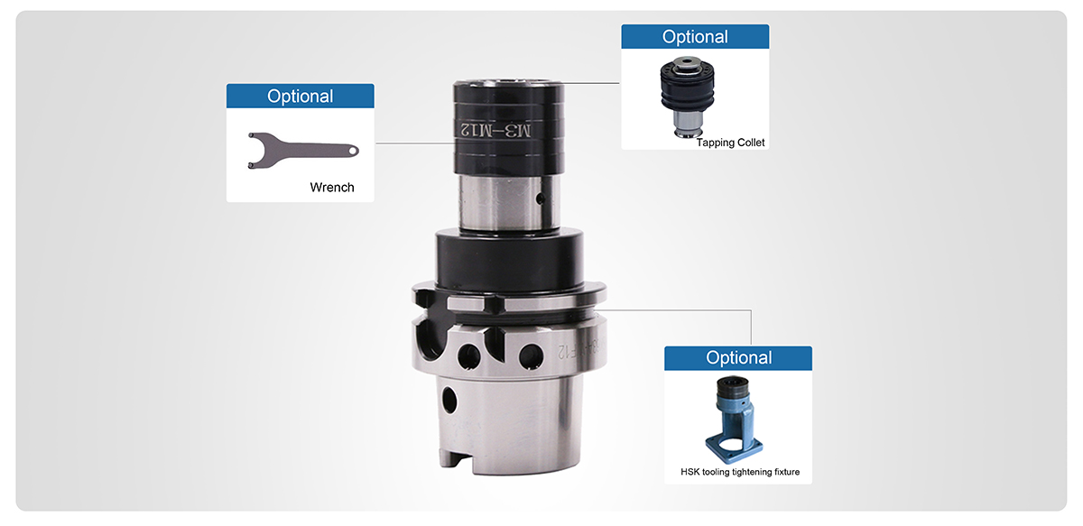 Chucks de tapotement HSK (DIN 69893) Chucks de tapotement HSK (DIN 69893)