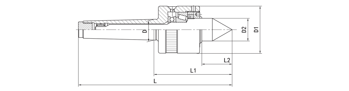 High load precision live center