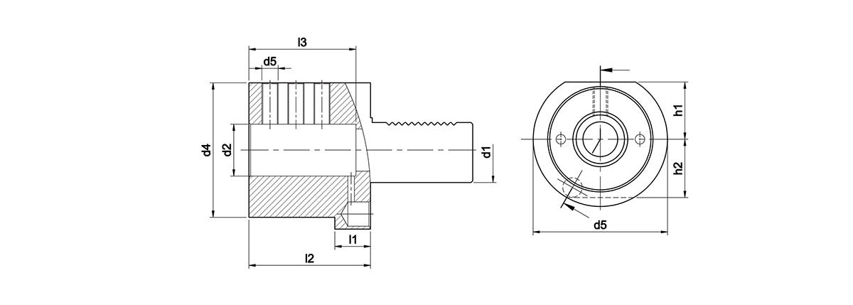 TYPE E2  VDI Tool Holder
