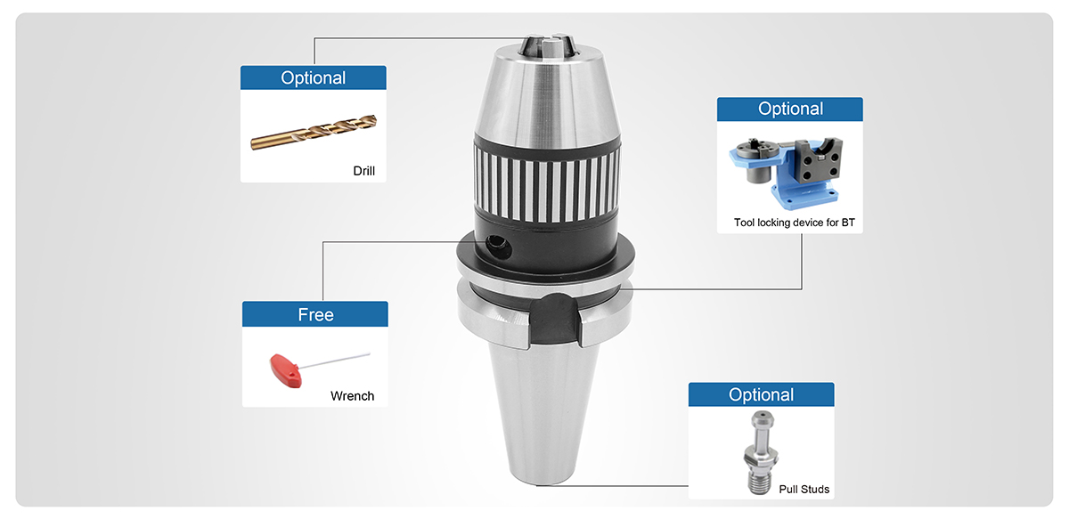 BT High Precision Drill Chuck Holder (JIS-B 6339) BT High Precision Drill Chuck Holder (JIS-B 6339)